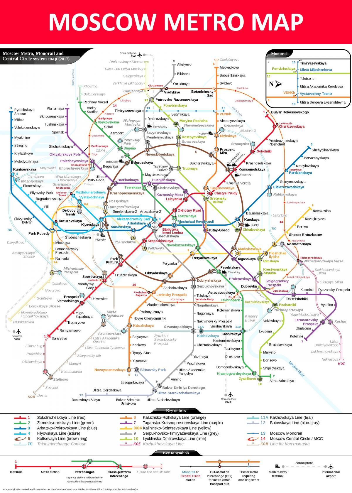 metro station Moskva kaart