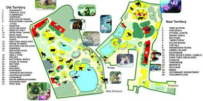 Kaart Moskva loomaaed