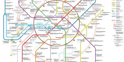 Moskva transpordi kaart