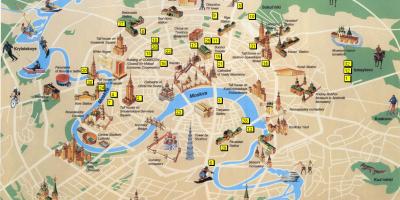 Moskva vaatamisväärsused kaart