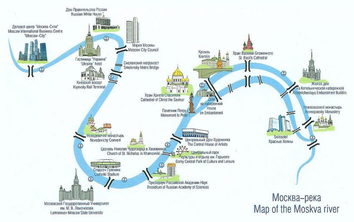 Moskva jõe kaart