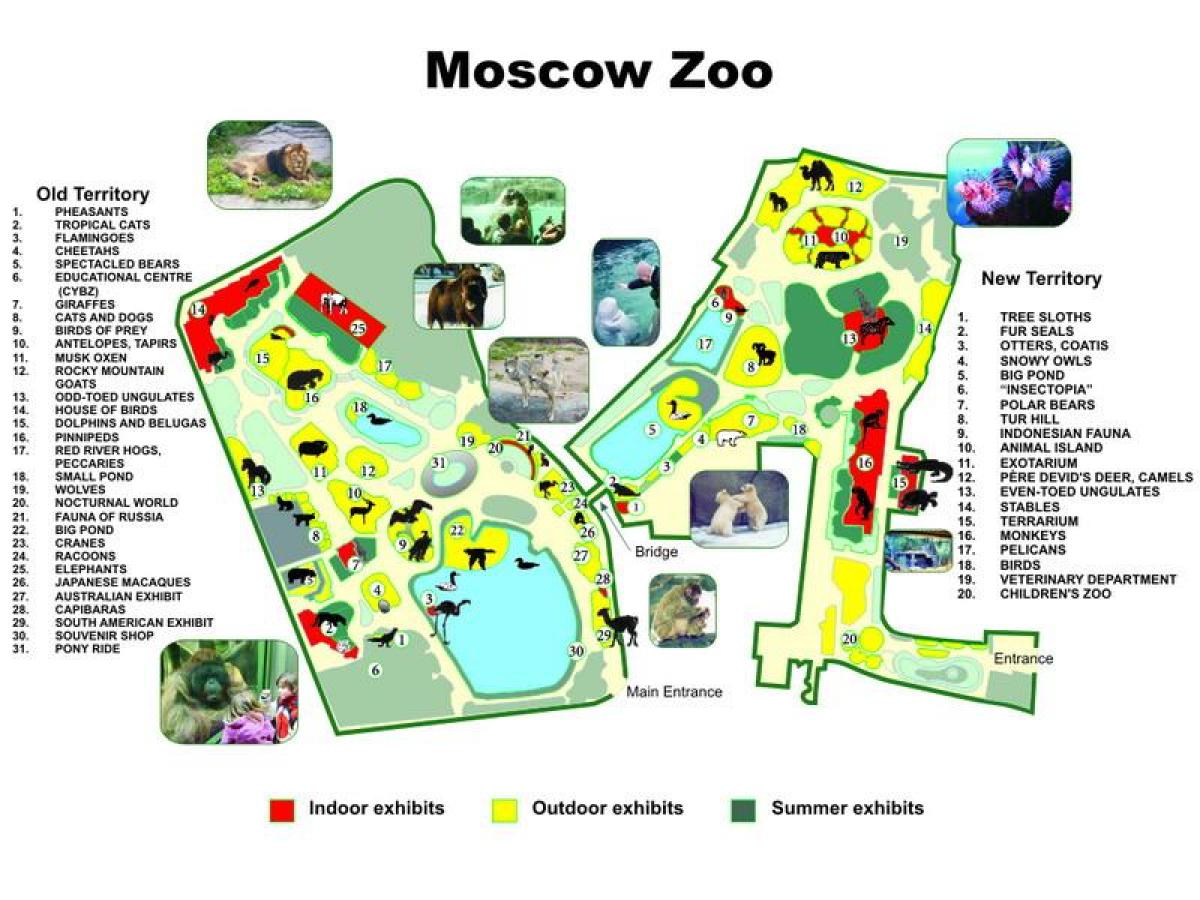 kaart Moskva loomaaed