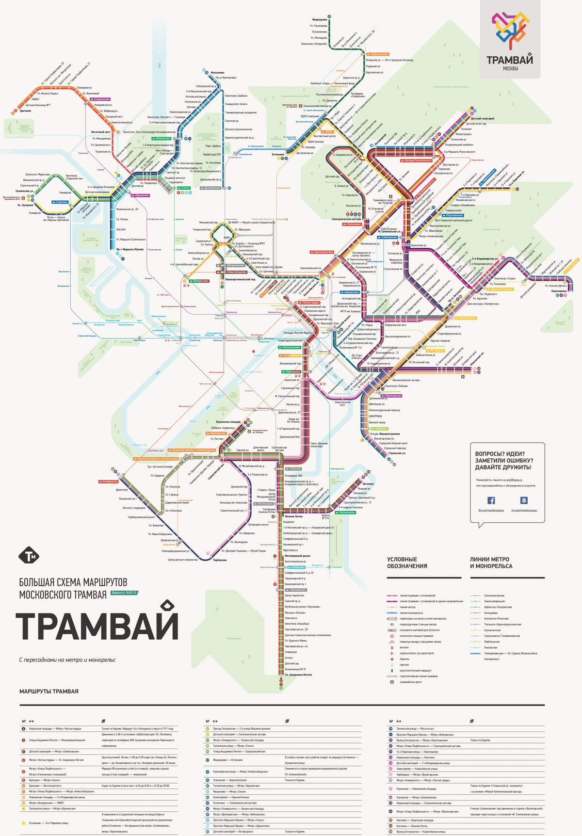 kaart Moskva tramm
