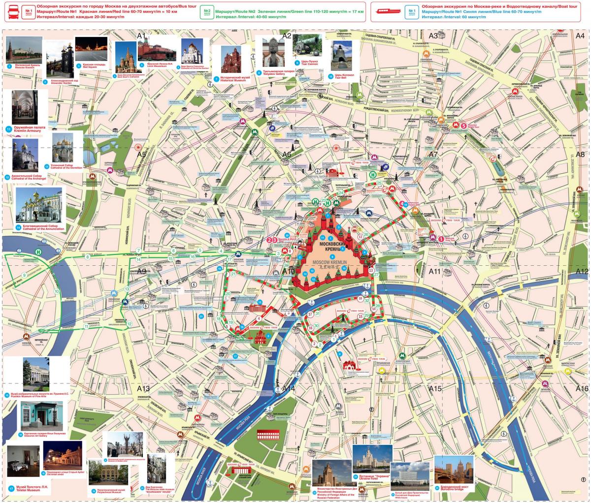 Moskva atraktsioon kaart