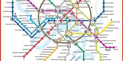 Kaart, Moskva underground