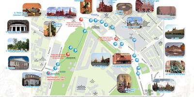 Moskva reisi kaart